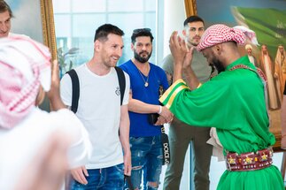 Lionel Messi arrives in Saudi Arabia after being unveiled as Kingdom’s new tourism ambassador