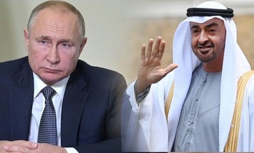رئيس الإمارات يزور روسيا ويلتقي بوتين
