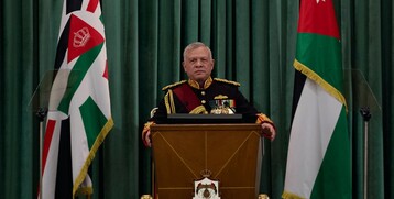 العاهل الأردني يلقي خطاب العرش أمام مجلس الأمة