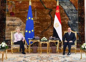Egypt and EU pledge to work closely against climate change