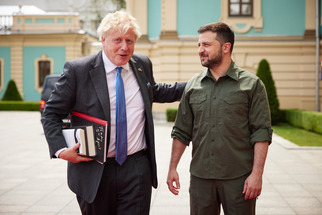 UK spokesman: PM Boris Johnson in Kyiv to meet Ukrainian President