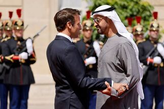 رئيس دولة الإمارات يصل قصر 