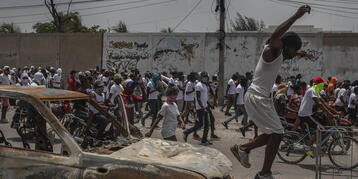 اضطرابات واحتجاجات في هايتي