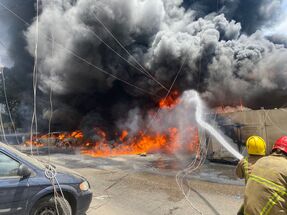 لبنان.. اندلاع حريق كبير في ضاحية بيروت الجنوبية