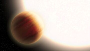 رصد ثاني أكسيد الكربون في الغلاف الجوي لكوكب خارج المجموعة الشمسية