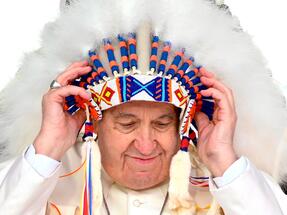 Pope Francis denounces historical oppression of Canadian indigenous