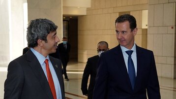 وزير الخارجية الإماراتي في دمشق