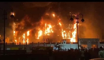 الصحة المصرية: 26 مصابًا في حريق مديرية أمن الإسماعيلية