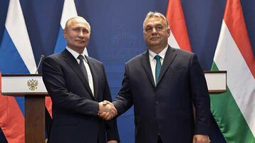 الزعيم المجري يلتقي بوتين رغم التوترات الغربية