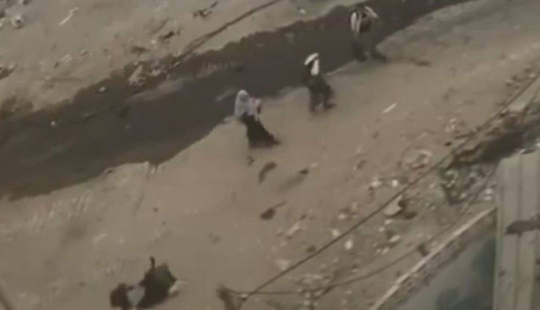 فيديو يكشف مقتل فلسطينيين رفعوا رايات بيضاء في قطاع غزة