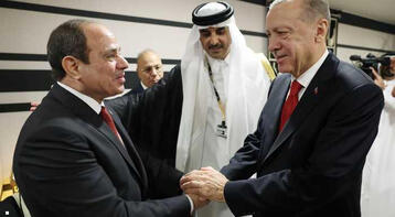 أردوغان يلتقي السيسي في القاهرة للمرة الأولى