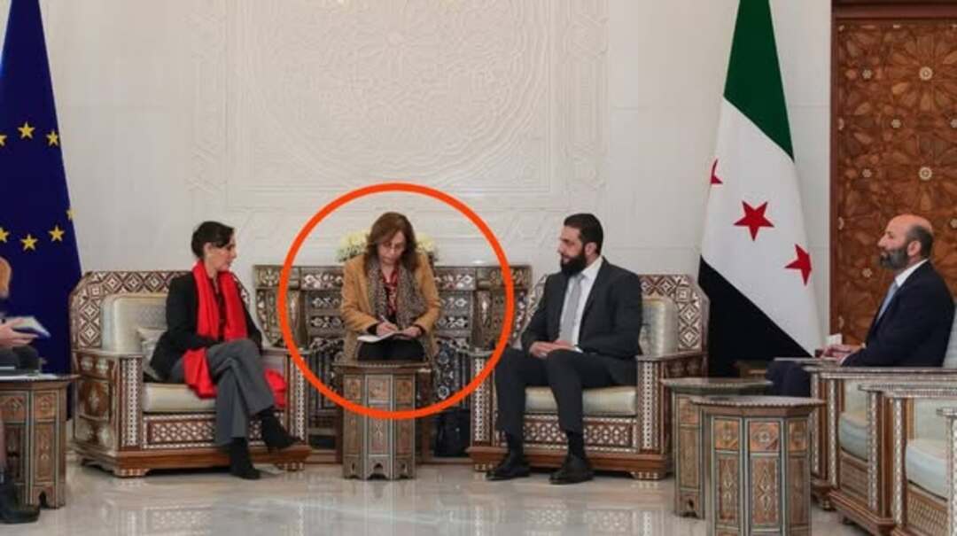 The Appearance of Translator Reem Al-Hakeem Alongside Ahmad Al-Shara' Provokes Discontent Among Syrians